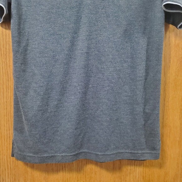 Travis Mathew Golf Polo Shirt Gray Logo Embroidered Mens Sz Small - Picture 4 of 15